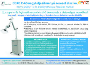 Coxo Aerosol levegőtisztító elszívó C-AS