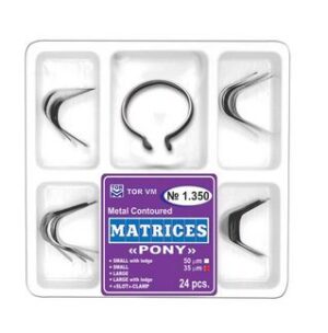 TOR Fém matricák "PONY" + gyűrű 50 micron 1.350